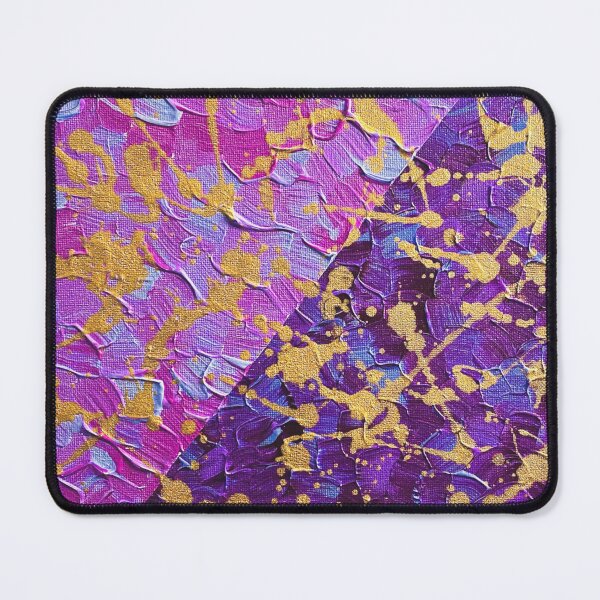 Item preview, Purple Pink Split Abstract Painting designed and sold by Mia Smith.