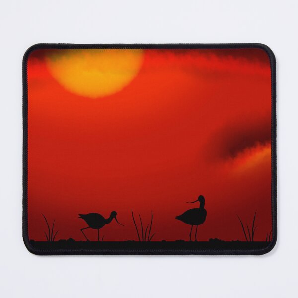 Item preview, Avocets Foraging in the Sunset designed and sold by LakelandDrawing.