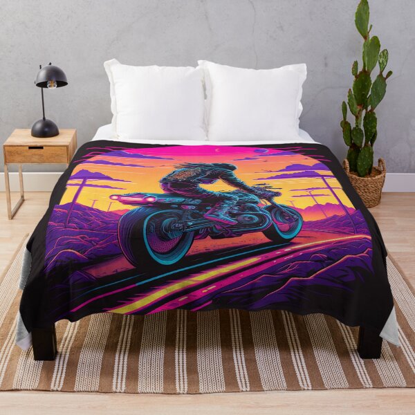 Item preview, riding in the sunset synthwave designed and sold by artyficial-.