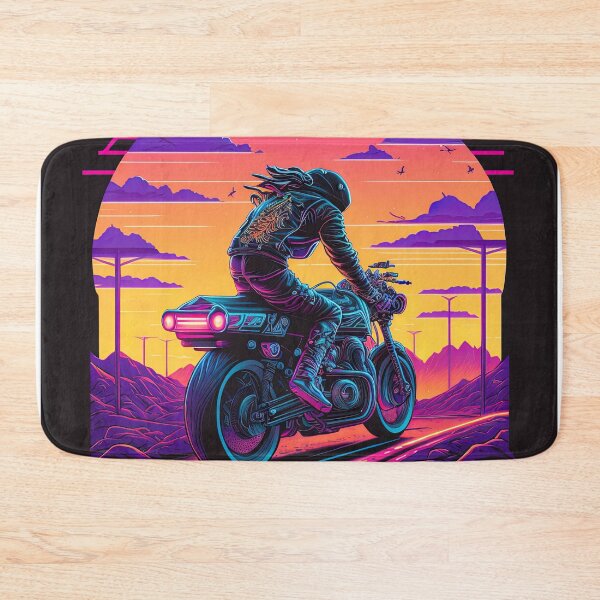 Item preview, riding in the sunset synthwave designed and sold by artyficial-.