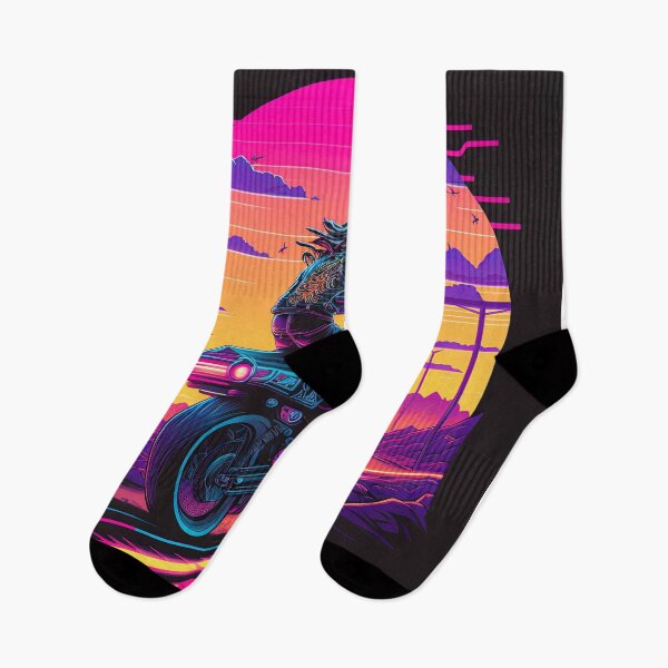 Item preview, riding in the sunset synthwave designed and sold by artyficial-.