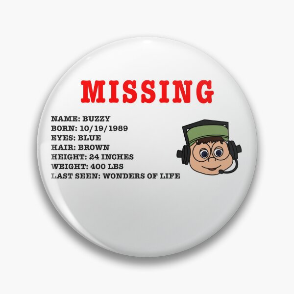 Item preview, Buzzy Missing Poster designed and sold by GhostyGoods.