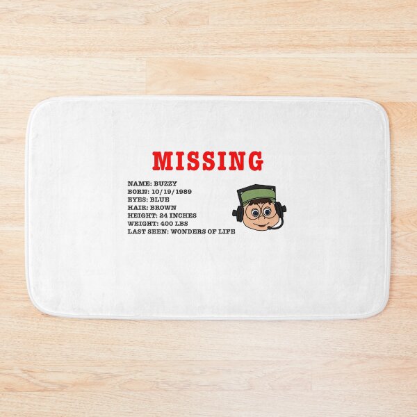 Item preview, Buzzy Missing Poster designed and sold by GhostyGoods.