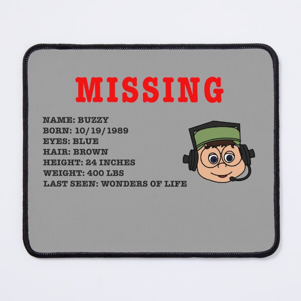 Item preview, Buzzy Missing Poster designed and sold by GhostyGoods.