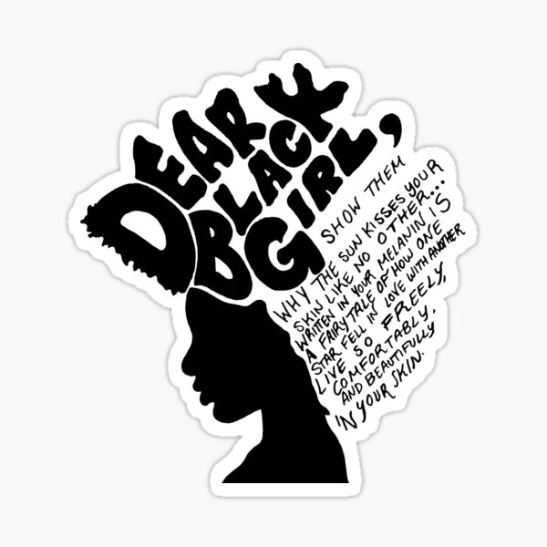 Black Woman Praying, Black Woman, Black Girl Magic' Sticker