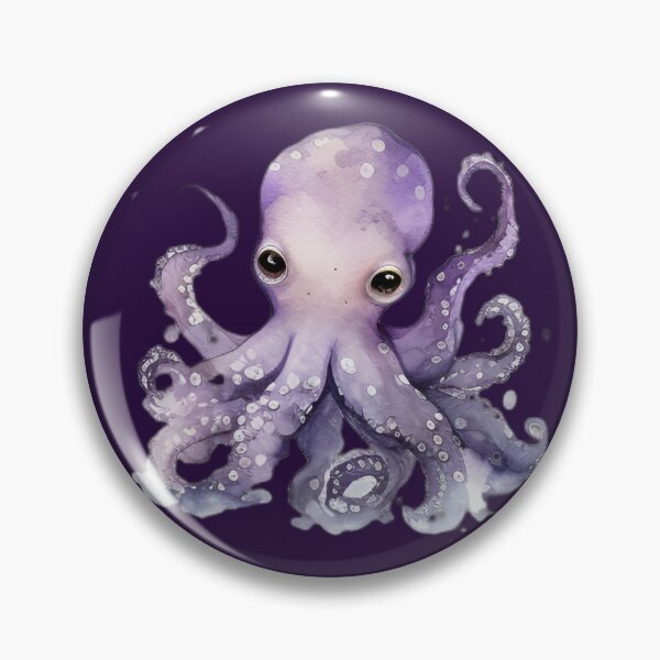 Item preview, Cute Purple Octopus designed and sold by beluxe.