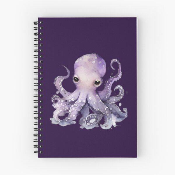 Item preview, Cute Purple Octopus designed and sold by beluxe.