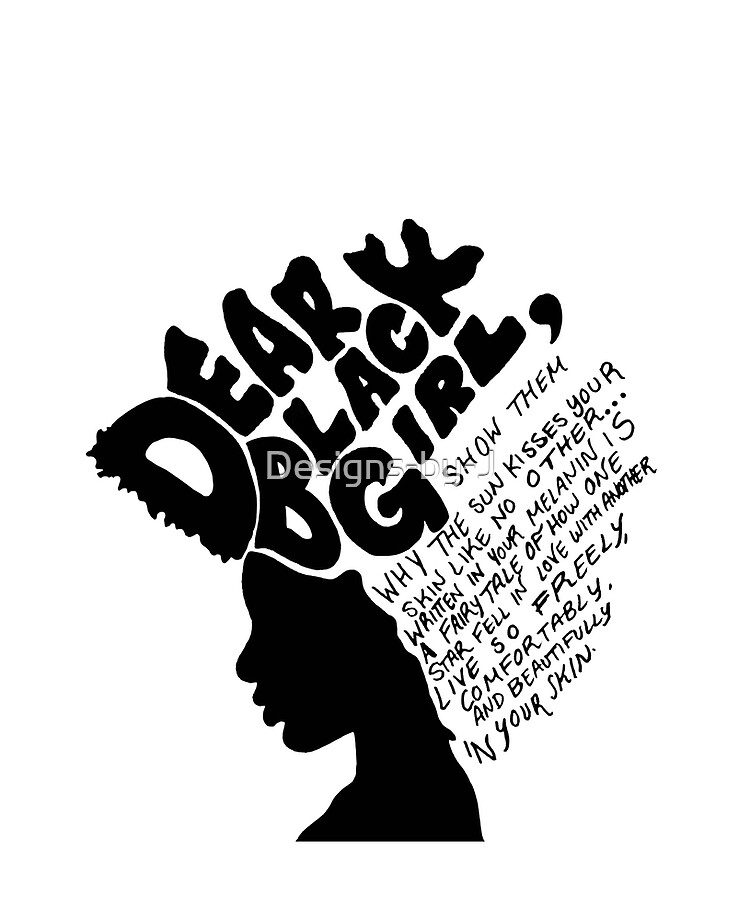 Dear Black Girl Ipad Case Skin By Designs By J Redbubble