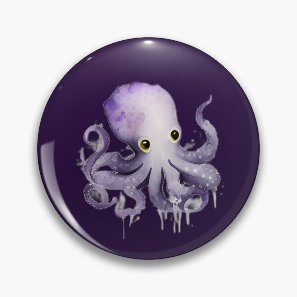 Item preview, Tiny Purple Octopus designed and sold by beluxe.