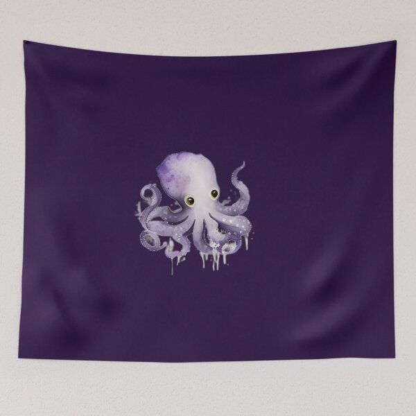 Item preview, Tiny Purple Octopus designed and sold by beluxe.