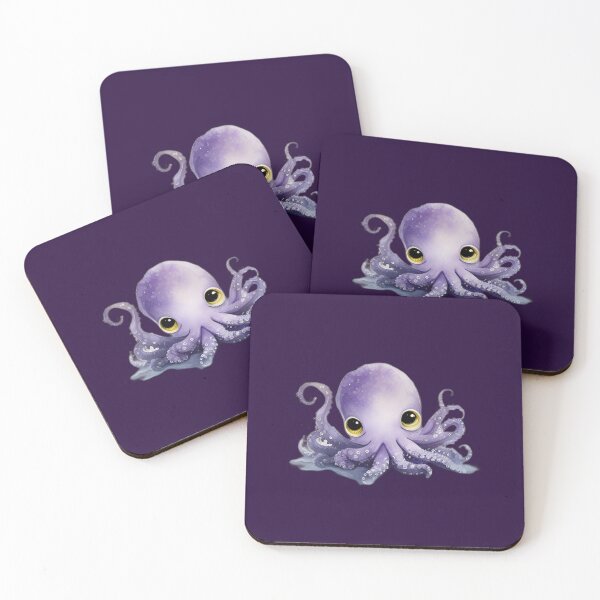 Item preview, Cute Purple Octopus designed and sold by beluxe.