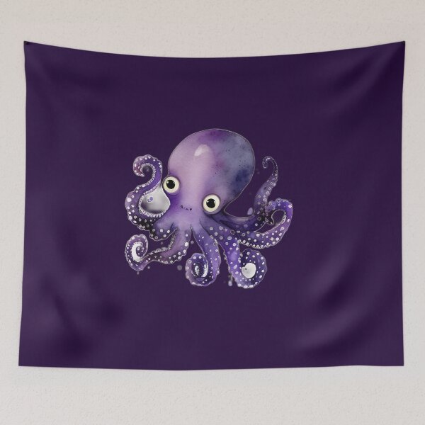 Item preview, Purple Octopus designed and sold by beluxe.