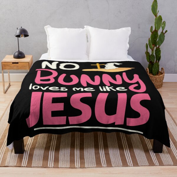 Item preview, No bunny loves me like Jesus designed and sold by SushiAnn.