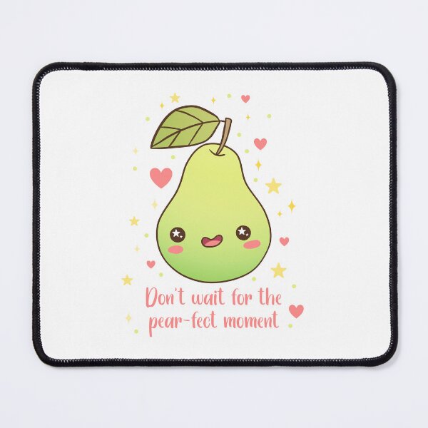 Item preview, Don't wait for the pear-fect moment cute pear pun designed and sold by Yarafantasyart.