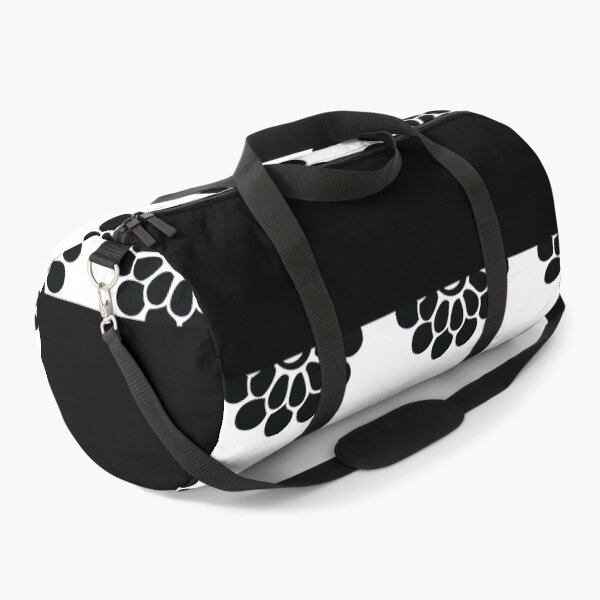 Item preview, black floral patterns designed and sold by IftinDesigns.