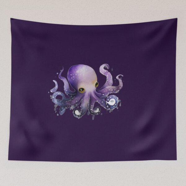 Item preview, Purple Octopus designed and sold by beluxe.