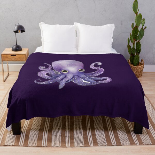 Item preview, Cute Purple Octopus designed and sold by beluxe.