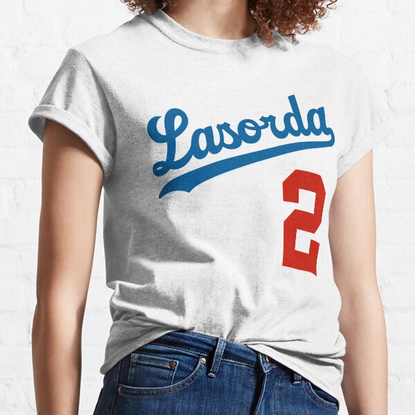 Tommy Lasorda Women's T-Shirt, Los Angeles Baseball Hall of Fame Women's  V-Neck T-Shirt