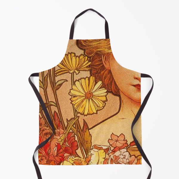 Item preview, Art Nouveau Beauty with Flowers designed and sold by Buckwig.