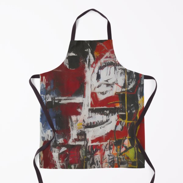 Item preview, Jaws of Fury: A Bold Expressionist Shark Art Piece designed and sold by ArtazaBazaar.