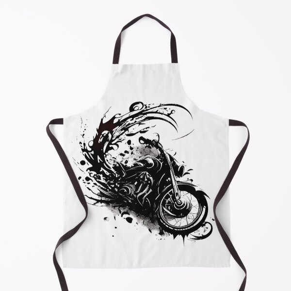 Item preview, Motorbike in Tribal Style designed and sold by ShadowAndSlate.