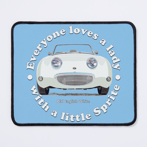 Item preview, Old English White Bug-eye/Frog-eye: Everyone loves a lady with a little Sprite! designed and sold by Bigs66.