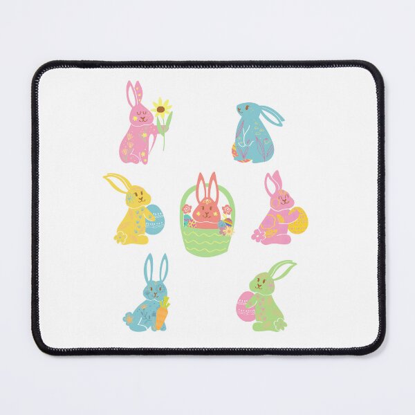 Item preview, Easter Bunny Carrying Egg Carrot Flower designed and sold by StarStudio360.