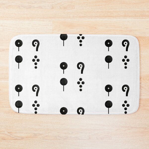 Item preview, Black and White Design with Question Marks and Dots designed and sold by zzibel.