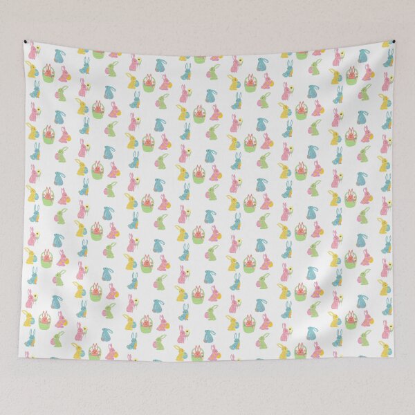 Item preview, Easter Bunny Carrying Egg Carrot Flower  designed and sold by StarStudio360.