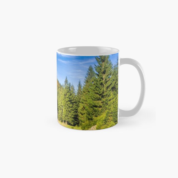 river with stones in forest Classic Mug
