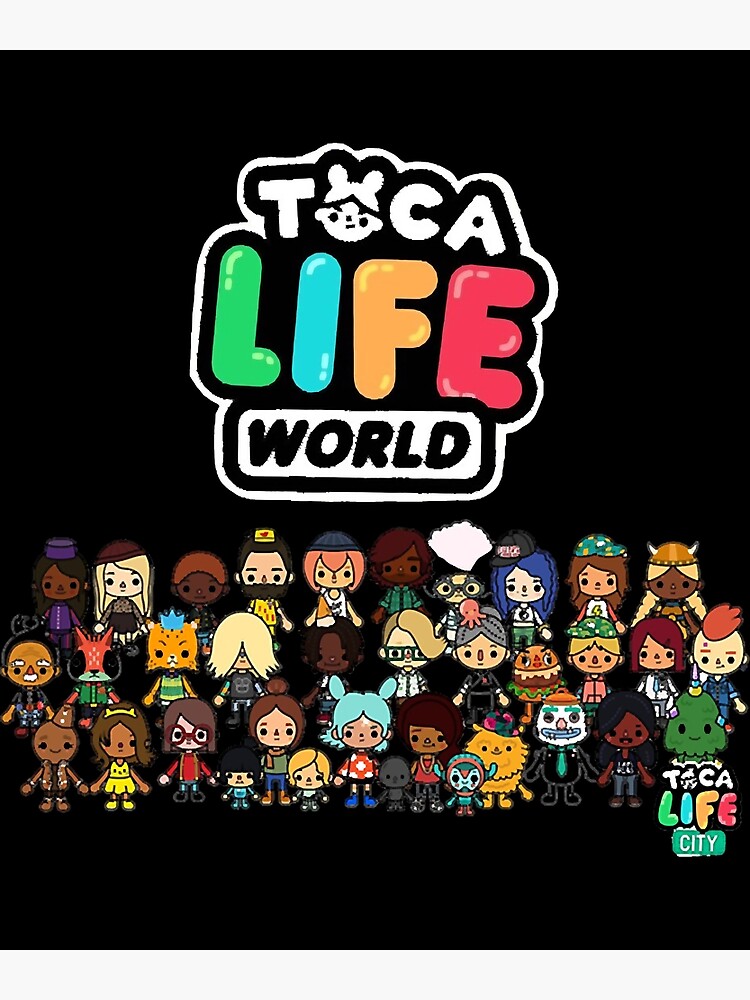 toca boca and gacha life Poster for Sale by kader011