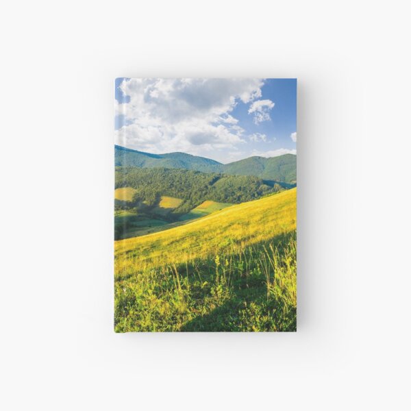 agricultural fields in mountains Hardcover Journal