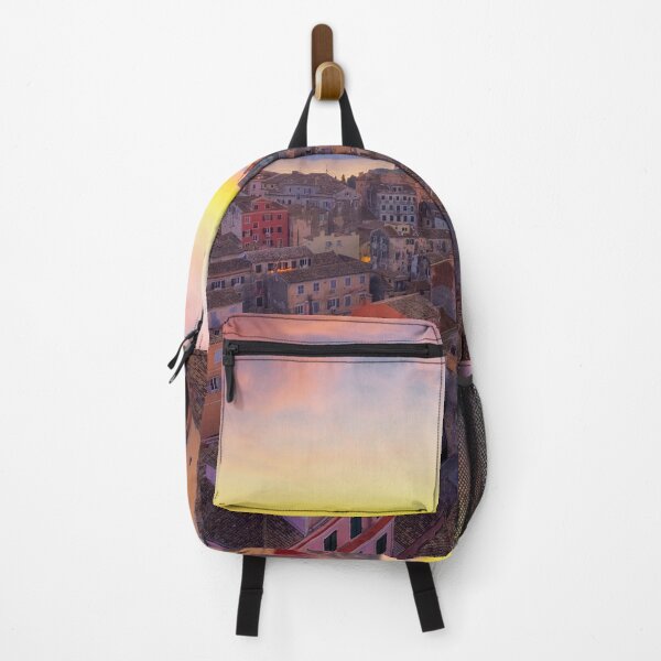 Item preview, Corfu old town into the colors of Sunrise designed and sold by Bill Metallinos.