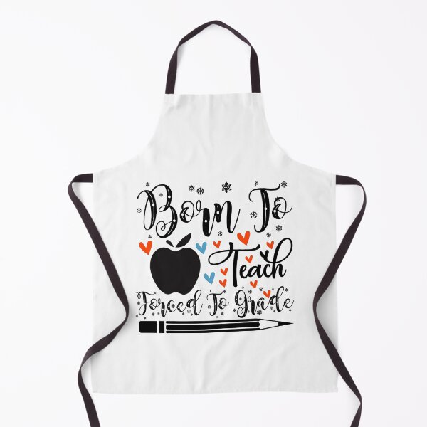 Item preview, BORN TO TEACH FORCED TO GRADE designed and sold by SticerOcean.