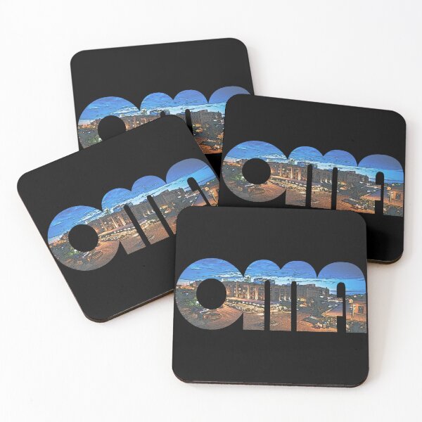 Item preview, Omaha, Nebraska OMA Dusk Cityscape designed and sold by CrabbyLobster.