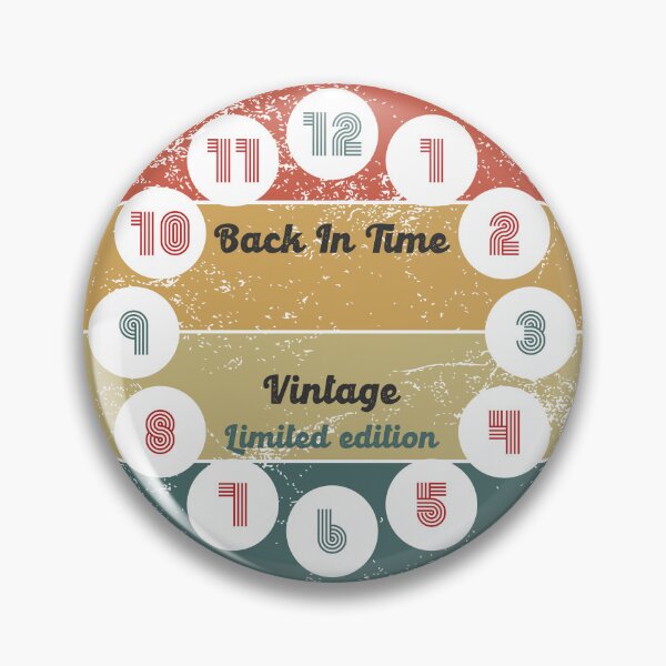 Item preview, "Back In Time" Vintage Clock designed and sold by FrescoDesign.