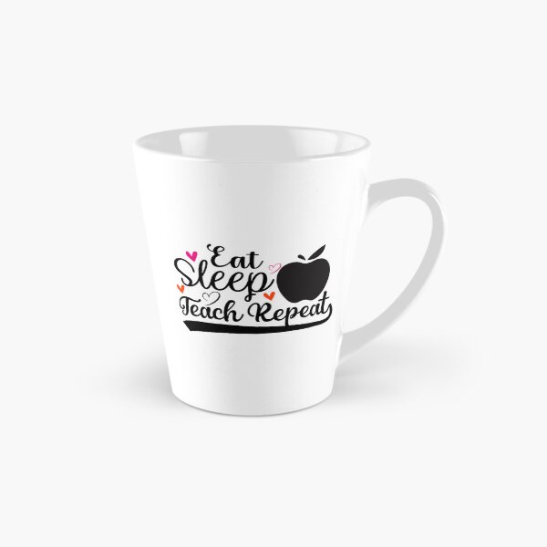 Item preview, EAT SLEEP TEACH REPEAT designed and sold by SticerOcean.