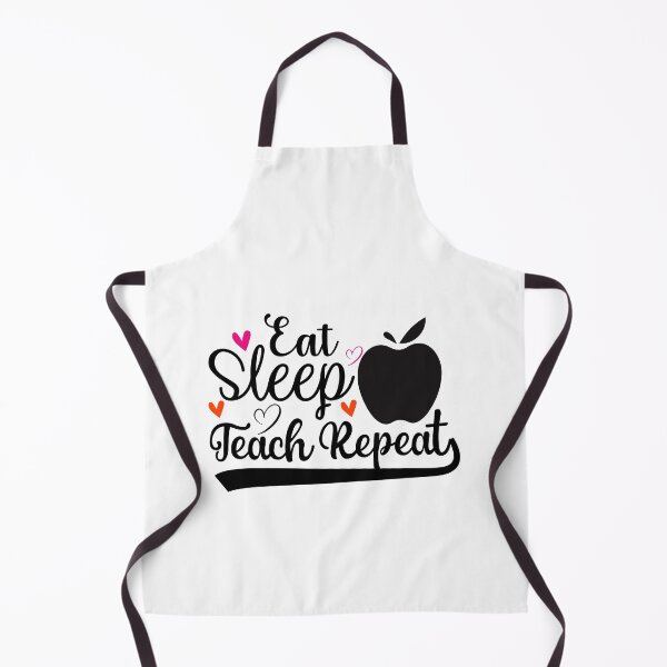 Item preview, EAT SLEEP TEACH REPEAT designed and sold by SticerOcean.