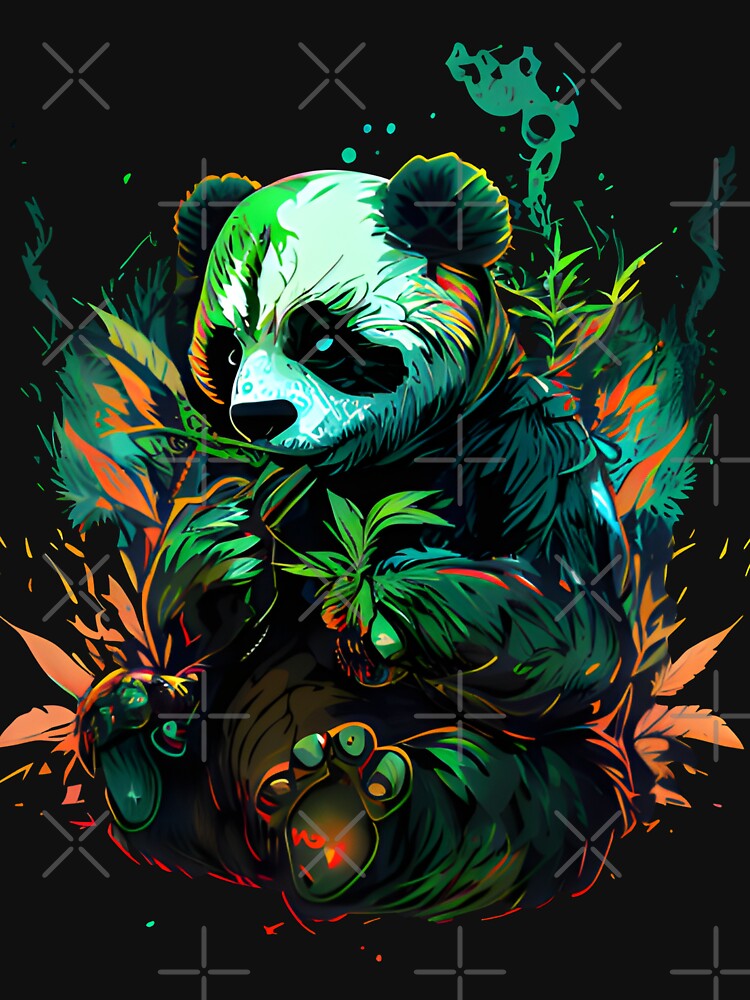 Disover Panda Hippie Stoner | Essential T-Shirt 