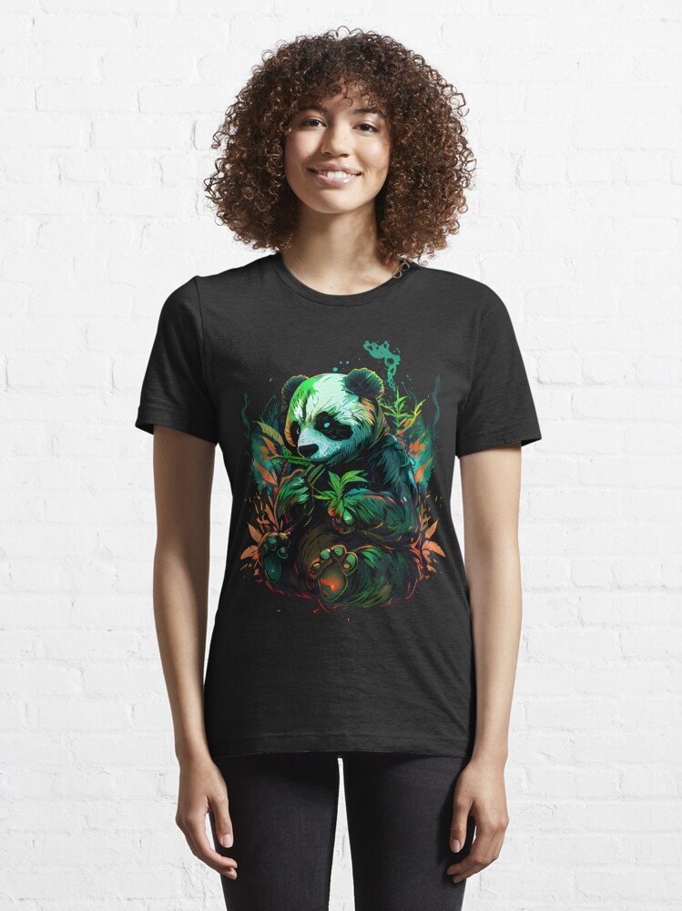 Discover Panda Hippie Stoner | Essential T-Shirt 