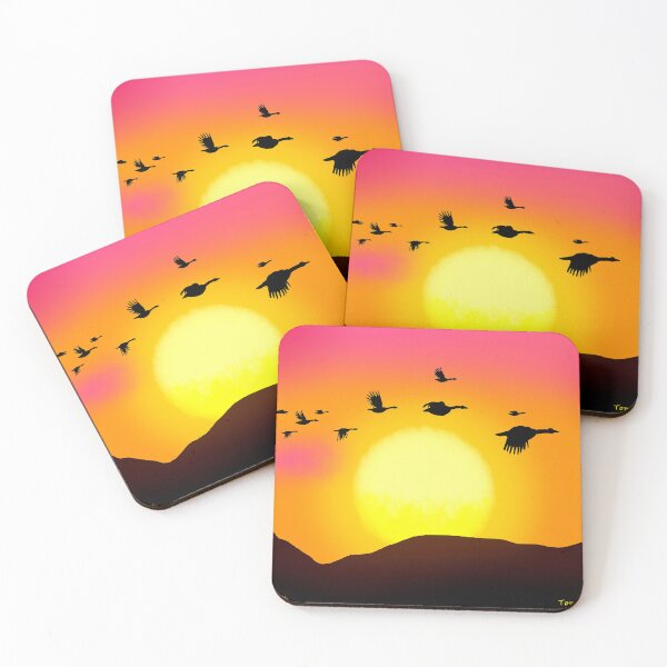 Item preview, A Late Goose Migration designed and sold by LakelandDrawing.