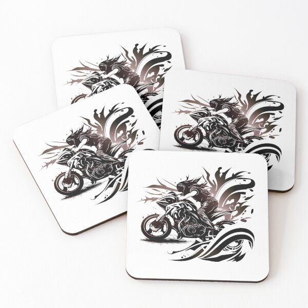 Item preview, Tribal Motorbike designed and sold by ShadowAndSlate.