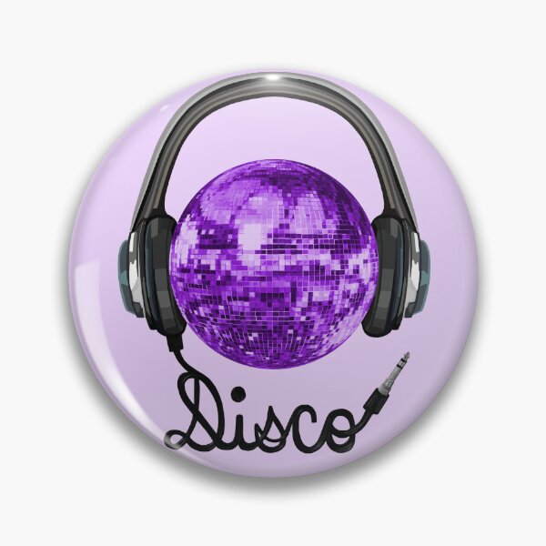 Item preview, 70s Music Purple Disco Ball Headphones designed and sold by Deborah Camp.