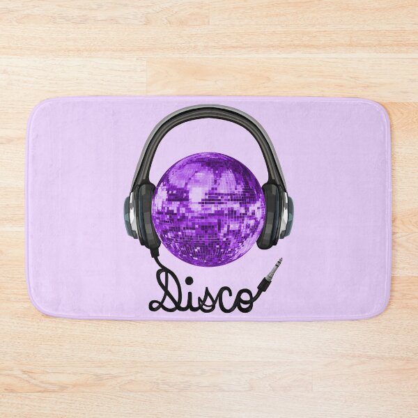 Item preview, 70s Music Purple Disco Ball Headphones designed and sold by Deborah Camp.