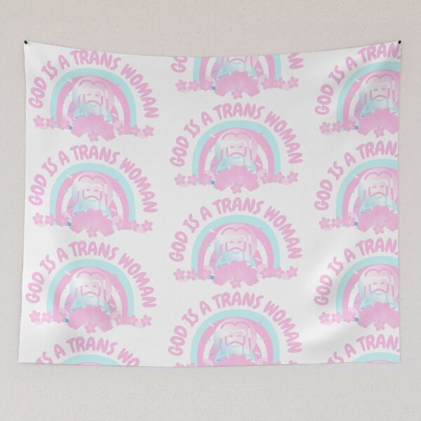 Item preview, God is a Trans Woman designed and sold by holyqueerit.