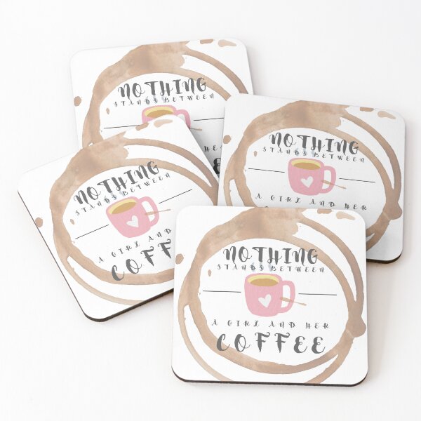 Item preview, Nothing stands between a girl and her coffee Cute T-shirt designed and sold by mohtadyragab.