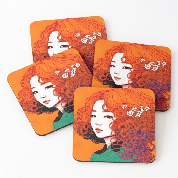 Item preview, Hermosa pelirroja, pelirroja, ninfa coreana, ninfa, designed and sold by Awesome Things.