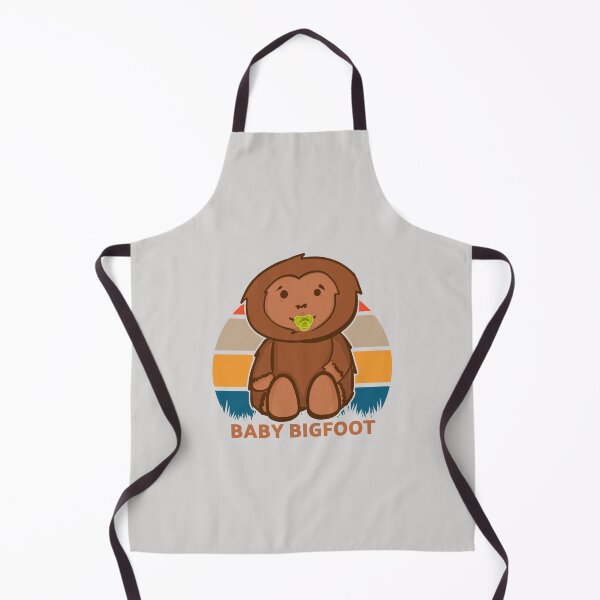Item preview, Baby bigfoot , cute yeti cartoon retro sunset designed and sold by portrait4you.