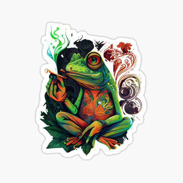 Frog Stoner Sticker