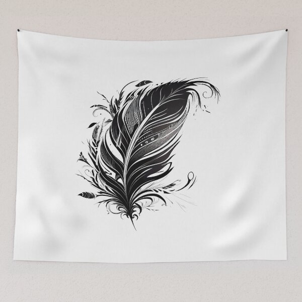 Item preview, Tribal Feather designed and sold by ShadowAndSlate.